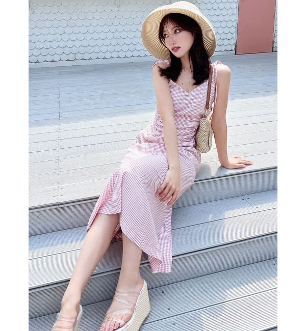 RESEXXY「ショルダーリボンマーメイドキャミワンピース」|ワンピース|