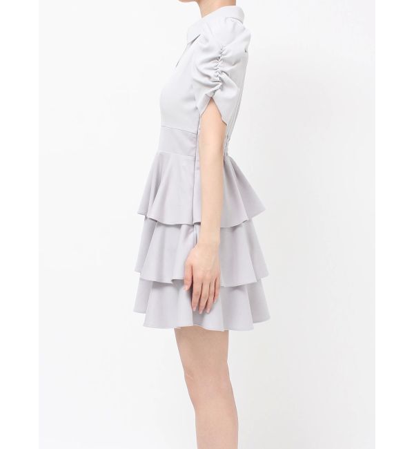 RESEXXY「ボリュームフレアミニワンピース」|ワンピース|