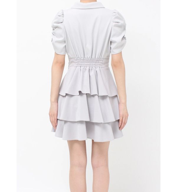 RESEXXY「ボリュームフレアミニワンピース」|ワンピース|