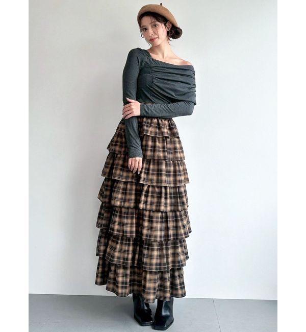 RESEXXY「アシンメトリーカットトップス」|Tシャツ・カットソー|