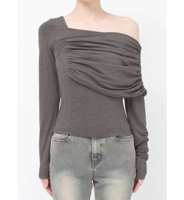 RESEXXY「アシンメトリーカットトップス」|Tシャツ・カットソー|