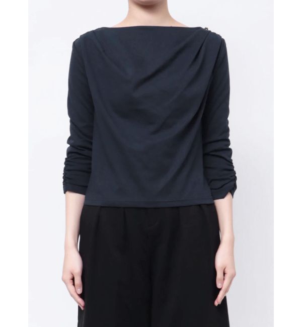 dazzlin「ネックドレープカットトップス」|Tシャツ・カットソー|