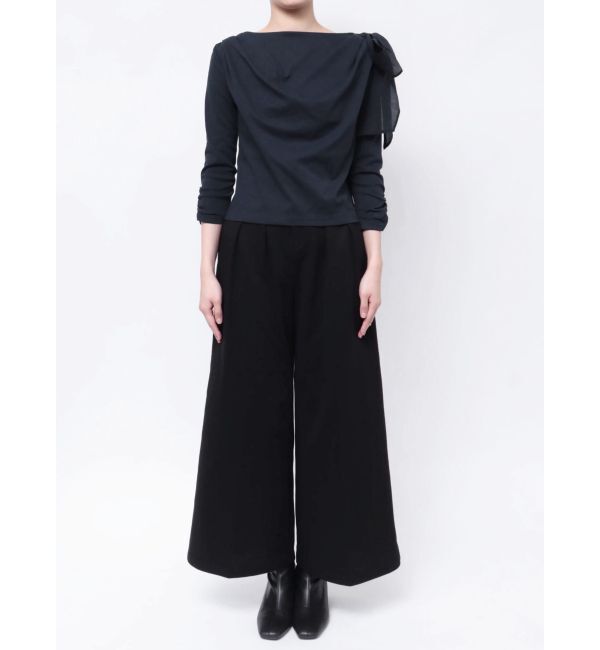 dazzlin「ネックドレープカットトップス」|Tシャツ・カットソー|