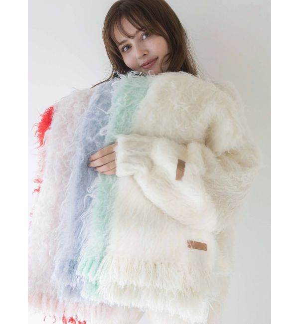 dazzlin「リップルカールマフラー」|マフラー|