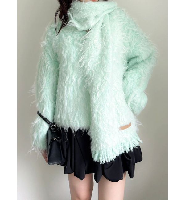 dazzlin「リップルカールマフラー」|マフラー|