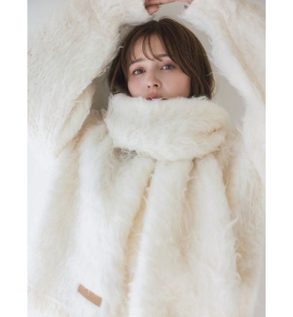 dazzlin「リップルカールマフラー」|マフラー|