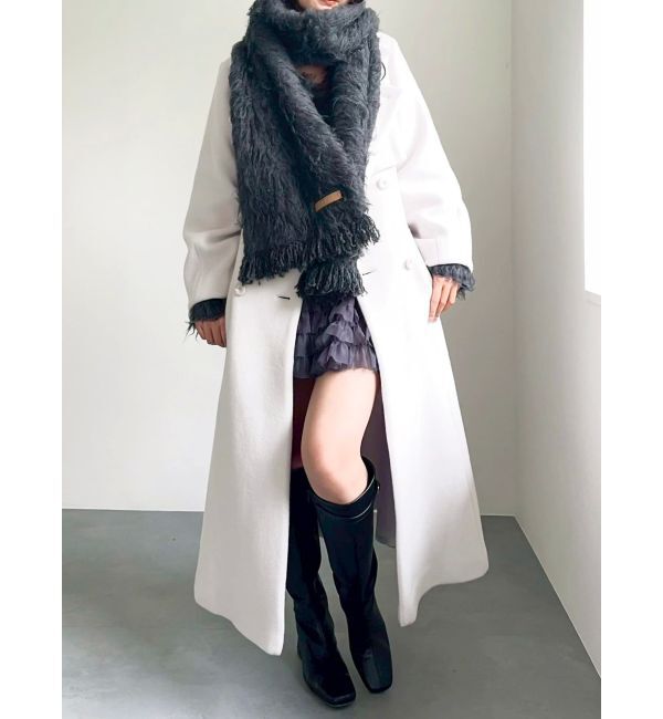 dazzlin「リップルカールマフラー」|マフラー|