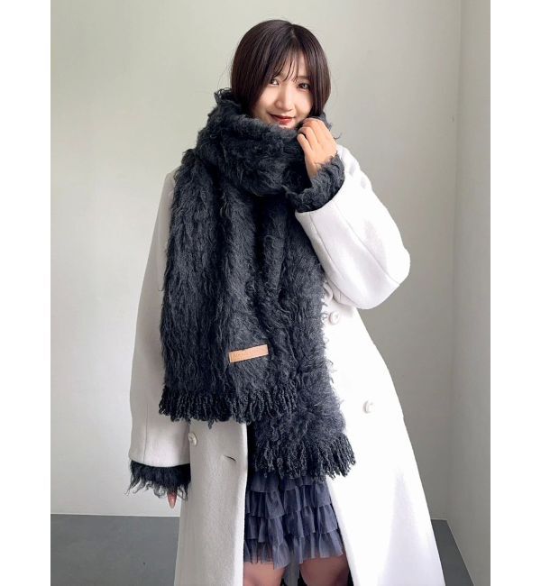 dazzlin「リップルカールマフラー」|マフラー|