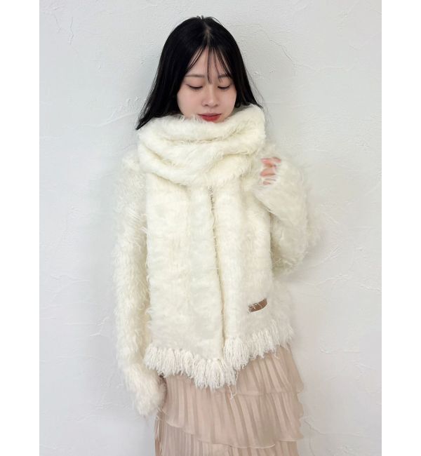 dazzlin「リップルカールマフラー」|マフラー|