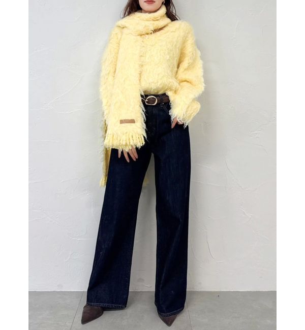 dazzlin「リップルカールマフラー」|マフラー|