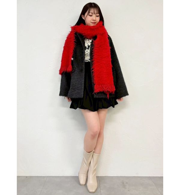 dazzlin「リップルカールマフラー」|マフラー|