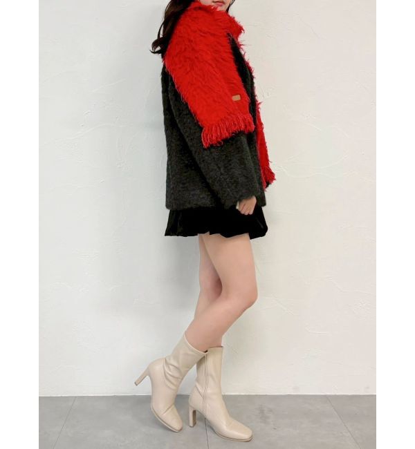 dazzlin「リップルカールマフラー」|マフラー|