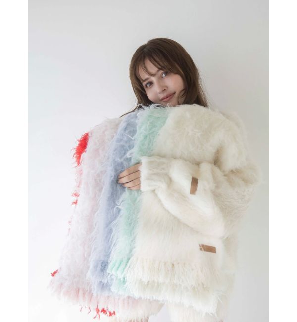 dazzlin「リップルカールマフラー」|マフラー|