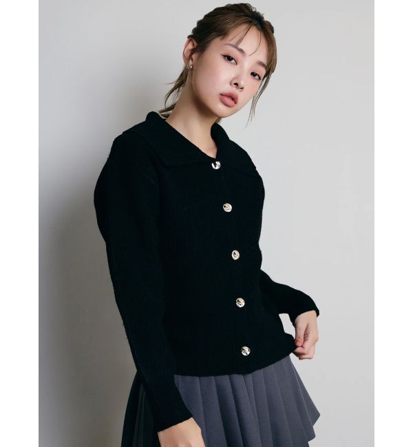 dazzlin「ビックカラーカーデ」|カーディガン|