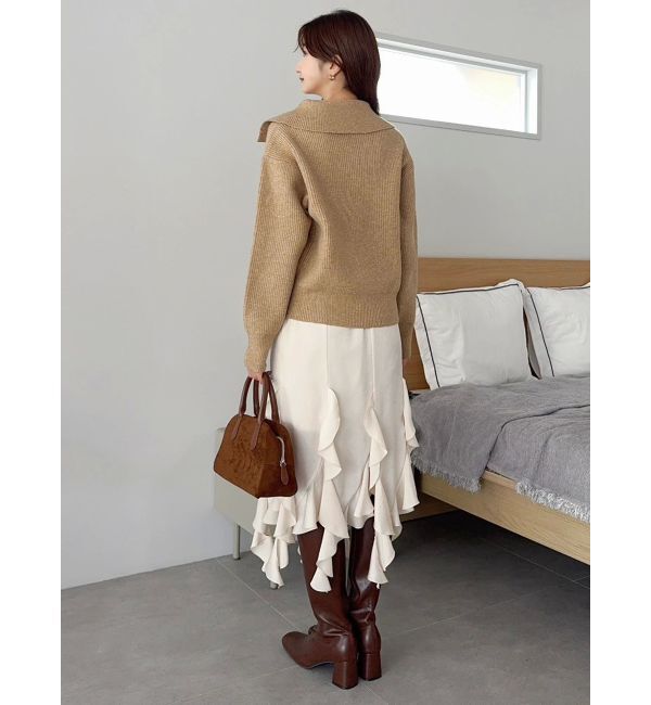 dazzlin「ビックカラーカーデ」|カーディガン|