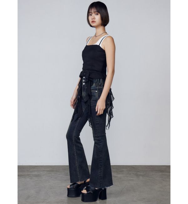 EMODA「ハングラッフルキャミソール」|Tシャツ・カットソー|