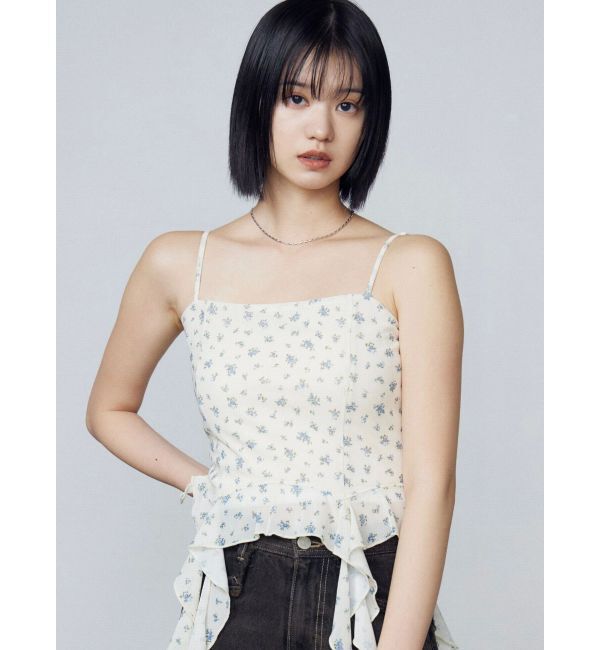 EMODA「ハングラッフルキャミソール」|Tシャツ・カットソー|