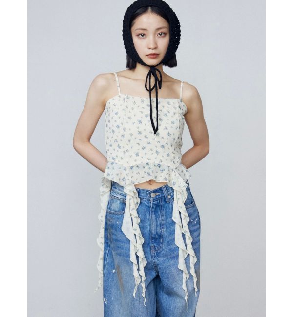 EMODA「ハングラッフルキャミソール」|Tシャツ・カットソー|