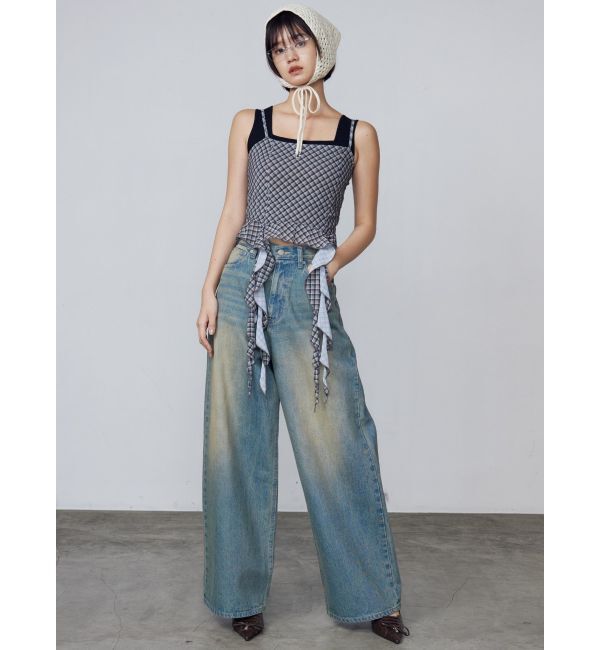 EMODA「ハングラッフルキャミソール」|Tシャツ・カットソー|