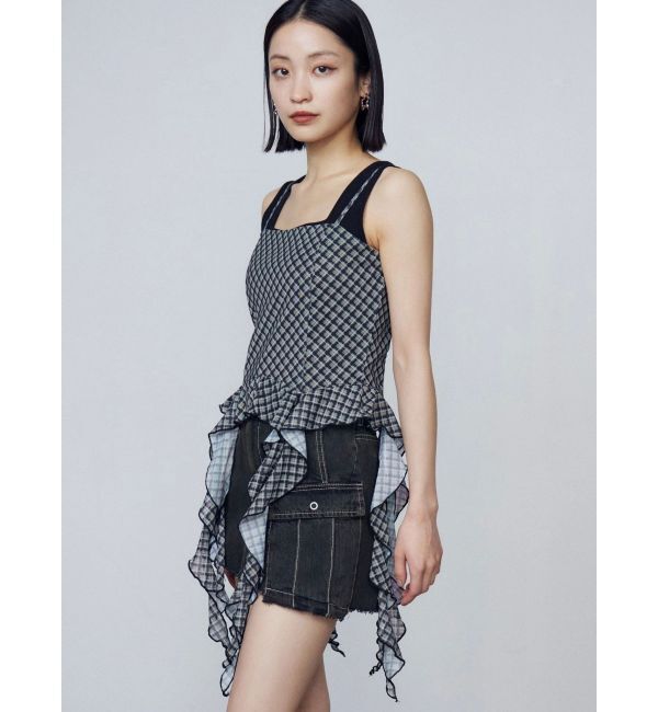 EMODA「ハングラッフルキャミソール」|Tシャツ・カットソー|