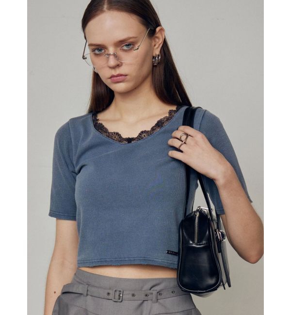 EMODA「リブクラッシュレーストップス」|Tシャツ・カットソー|