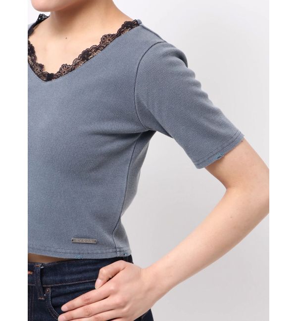 EMODA「リブクラッシュレーストップス」|Tシャツ・カットソー|