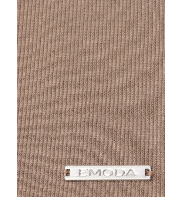 EMODA「リブクラッシュレーストップス」|Tシャツ・カットソー|
