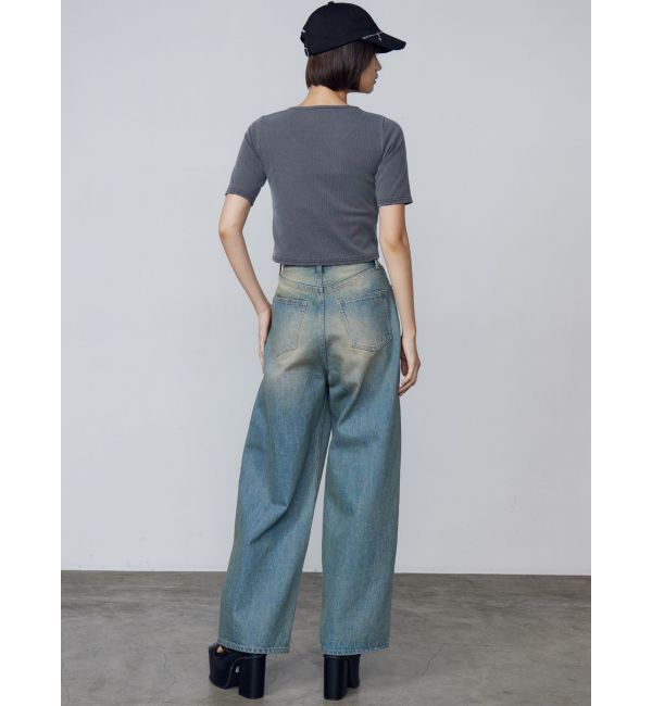 EMODA「リブクラッシュレーストップス」|Tシャツ・カットソー|