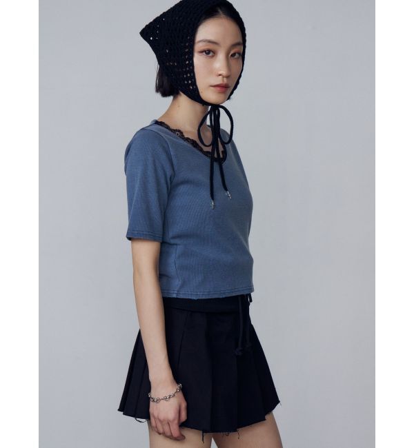 EMODA「リブクラッシュレーストップス」|Tシャツ・カットソー|