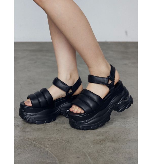 EMODA「エアバルキーソールパッファーサンダル」|サンダル|