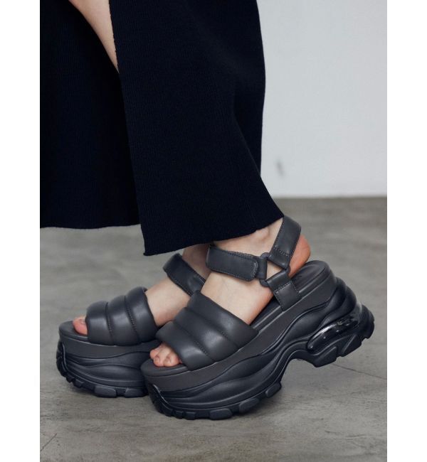 EMODA「エアバルキーソールパッファーサンダル」|サンダル|