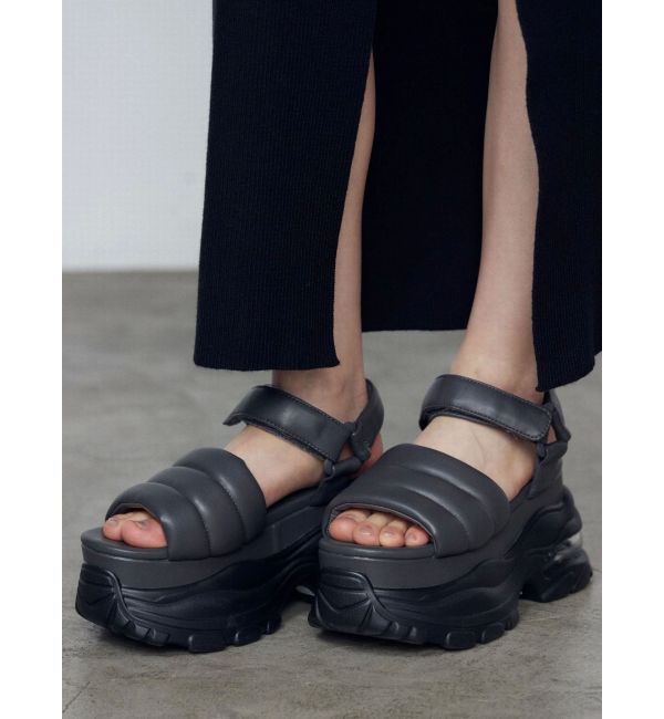 EMODA「エアバルキーソールパッファーサンダル」|サンダル|