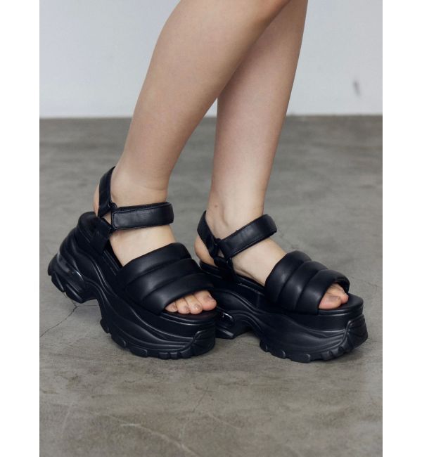 EMODA「エアバルキーソールパッファーサンダル」|サンダル|