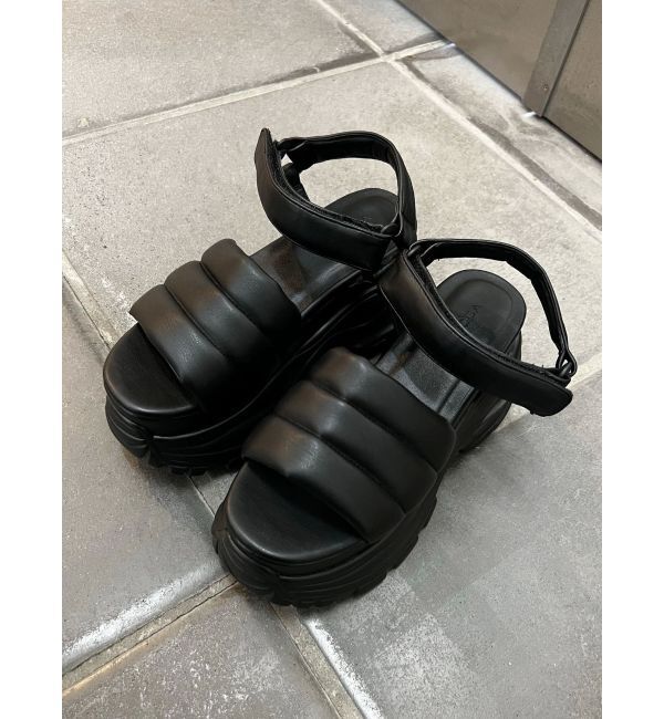 EMODA「エアバルキーソールパッファーサンダル」|サンダル|