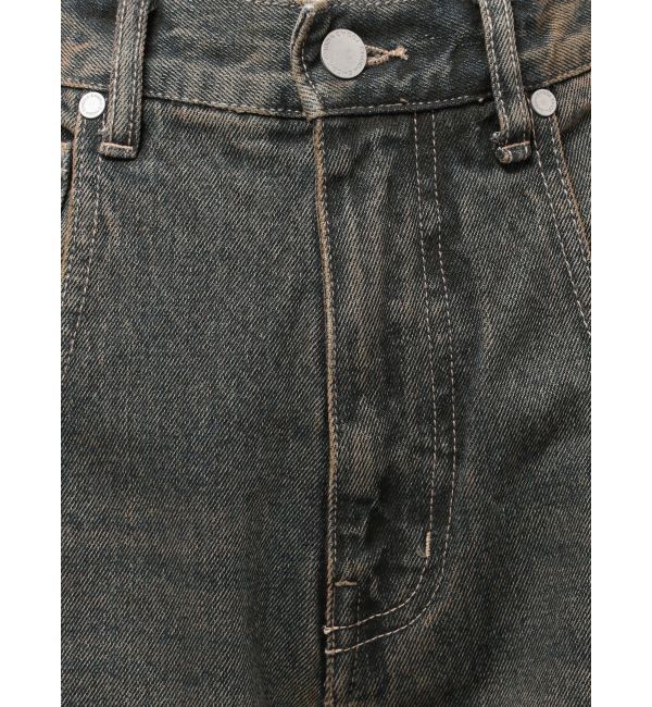 EMODA「リボングラフィックルーズジーンズ」|デニム|