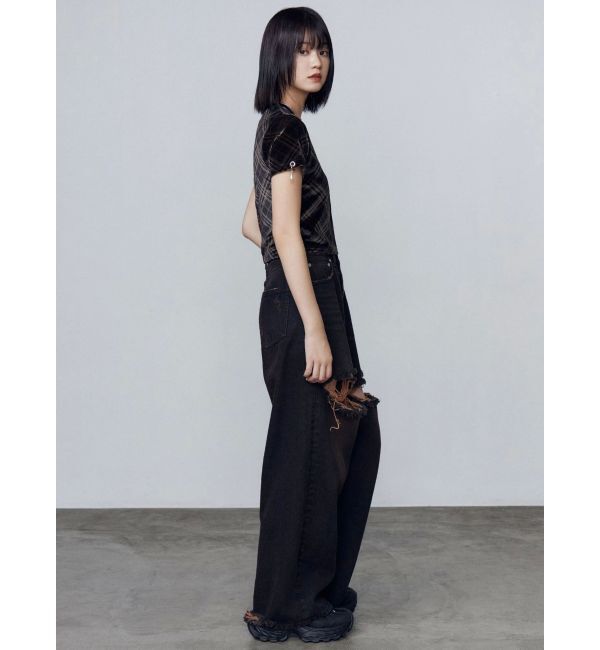 EMODA「アイレットパールベロアTシャツ」|Tシャツ・カットソー|