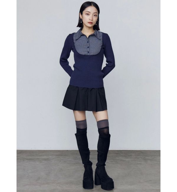 EMODA「バルキープランプフィットブーツ」|ロングブーツ|