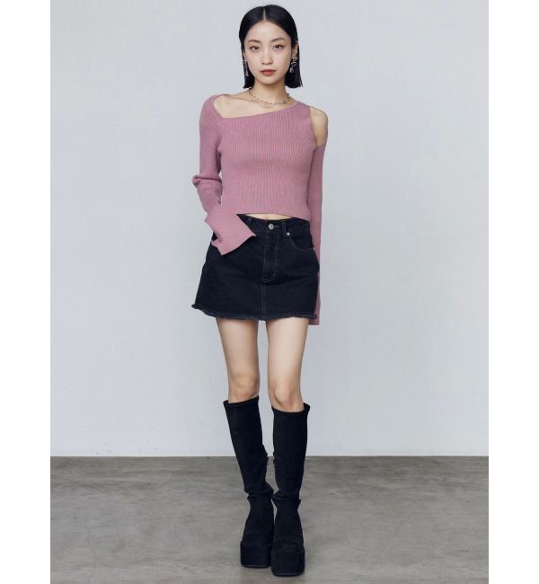 EMODA「バルキープランプフィットブーツ」|ロングブーツ|