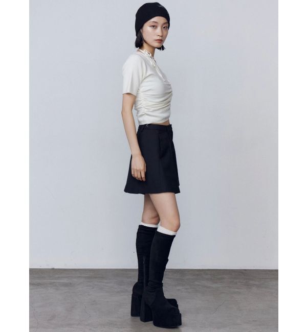 EMODA「バルキープランプフィットブーツ」|ロングブーツ|