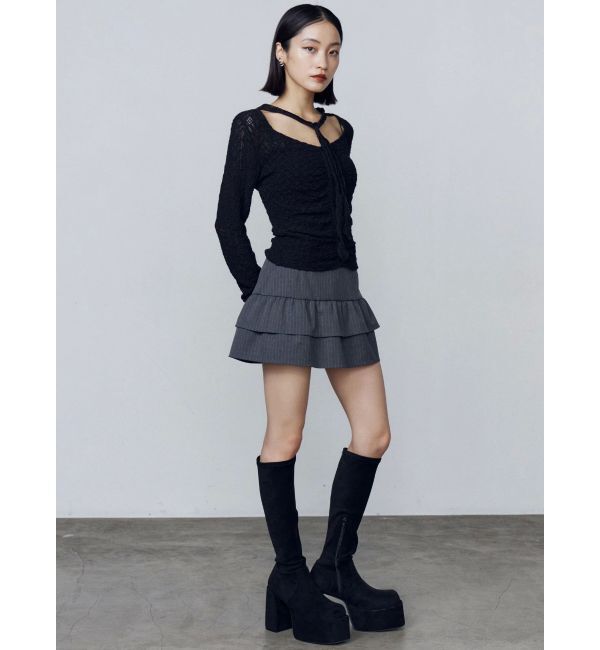 EMODA「バルキープランプフィットブーツ」|ロングブーツ|