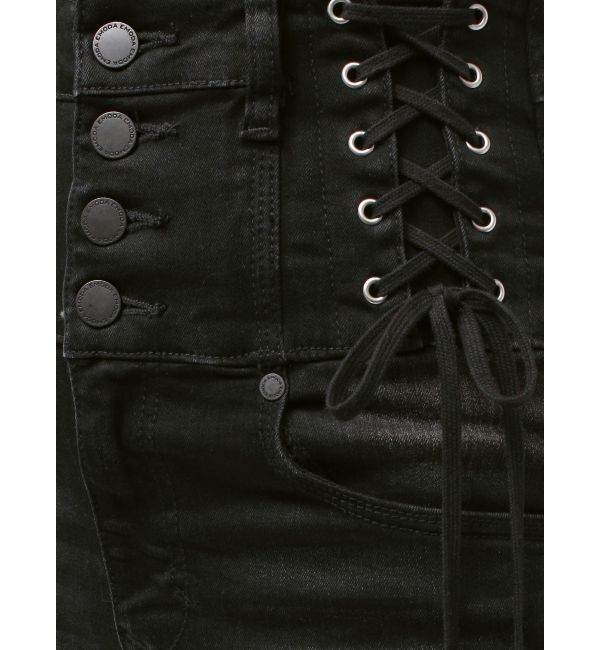 EMODA「スリーレスアップハイウエストフレアパギンス」|デニム|