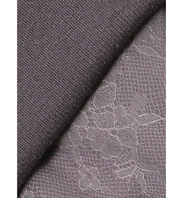 MERCURYDUO「チュールドッキングオープンショルダーワンピース」|ワンピース|