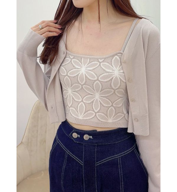 MERCURYDUO「ジャカードキャミセットアンサンブル」|その他|