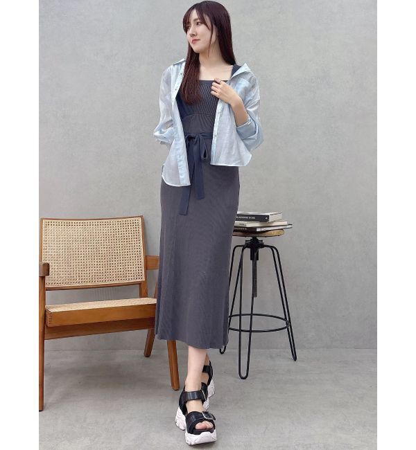 MERCURYDUO「バックタックスタンドカラーシャツ」|シャツ・ブラウス|