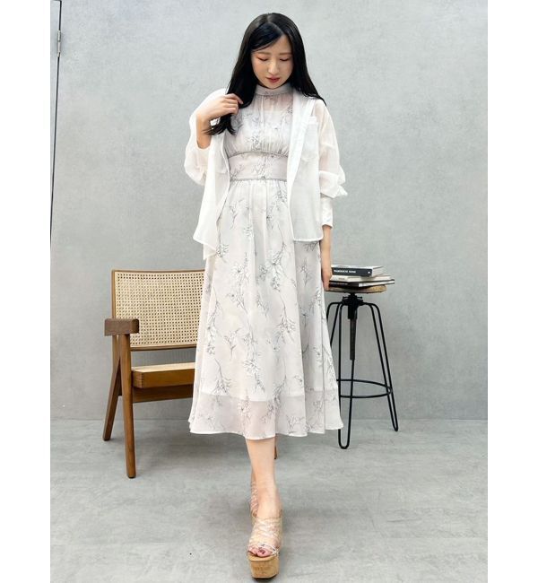 MERCURYDUO「バックタックスタンドカラーシャツ」|シャツ・ブラウス|