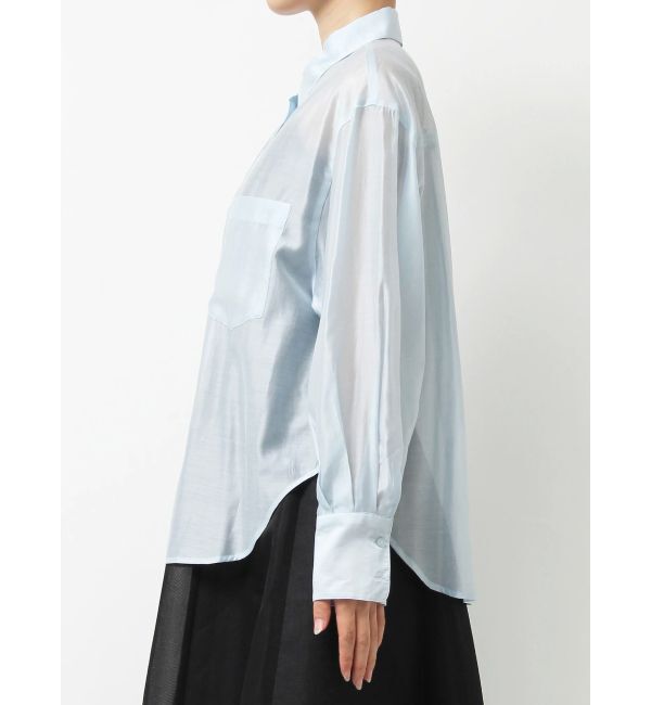 MERCURYDUO「バックタックスタンドカラーシャツ」|シャツ・ブラウス|