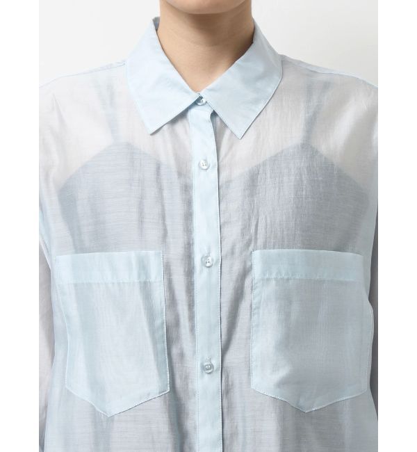 MERCURYDUO「バックタックスタンドカラーシャツ」|シャツ・ブラウス|