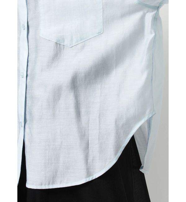 MERCURYDUO「バックタックスタンドカラーシャツ」|シャツ・ブラウス|