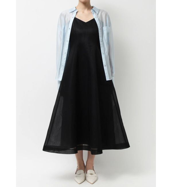 MERCURYDUO「バックタックスタンドカラーシャツ」|シャツ・ブラウス|