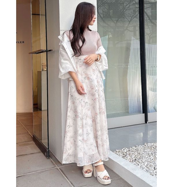 MERCURYDUO「バックタックスタンドカラーシャツ」|シャツ・ブラウス|